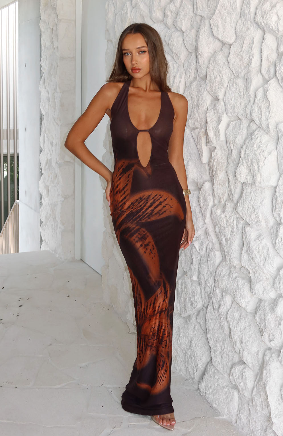 MIDNIGHT ORCHID DRESS