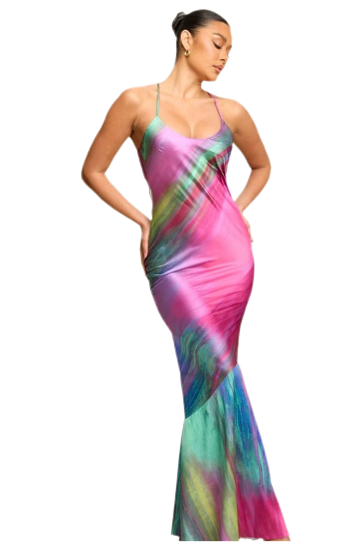 AYA SATIN DRESS