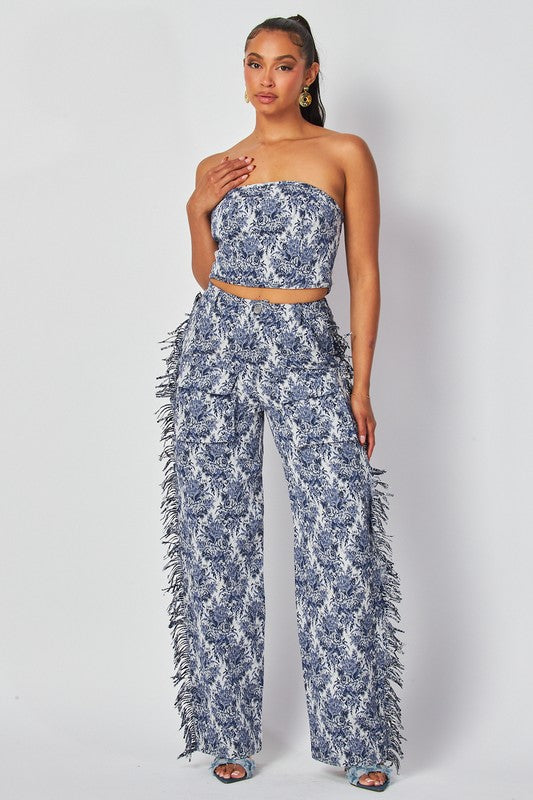 Floral Vintage Fringe Set