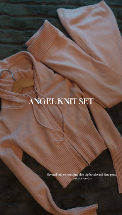 ANGEL KNIT SET - Blush