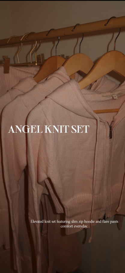 ANGEL KNIT SET - Blush